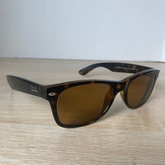 Ray-Ban RB2132 New Wayfarer Sunglasses 902/58 Tortoise FRAMES ONLY 52-18-145 - Picture 1 of 8